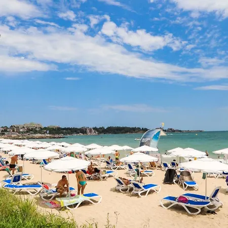 Luxury First Line With Pool By The Sea 内塞伯尔